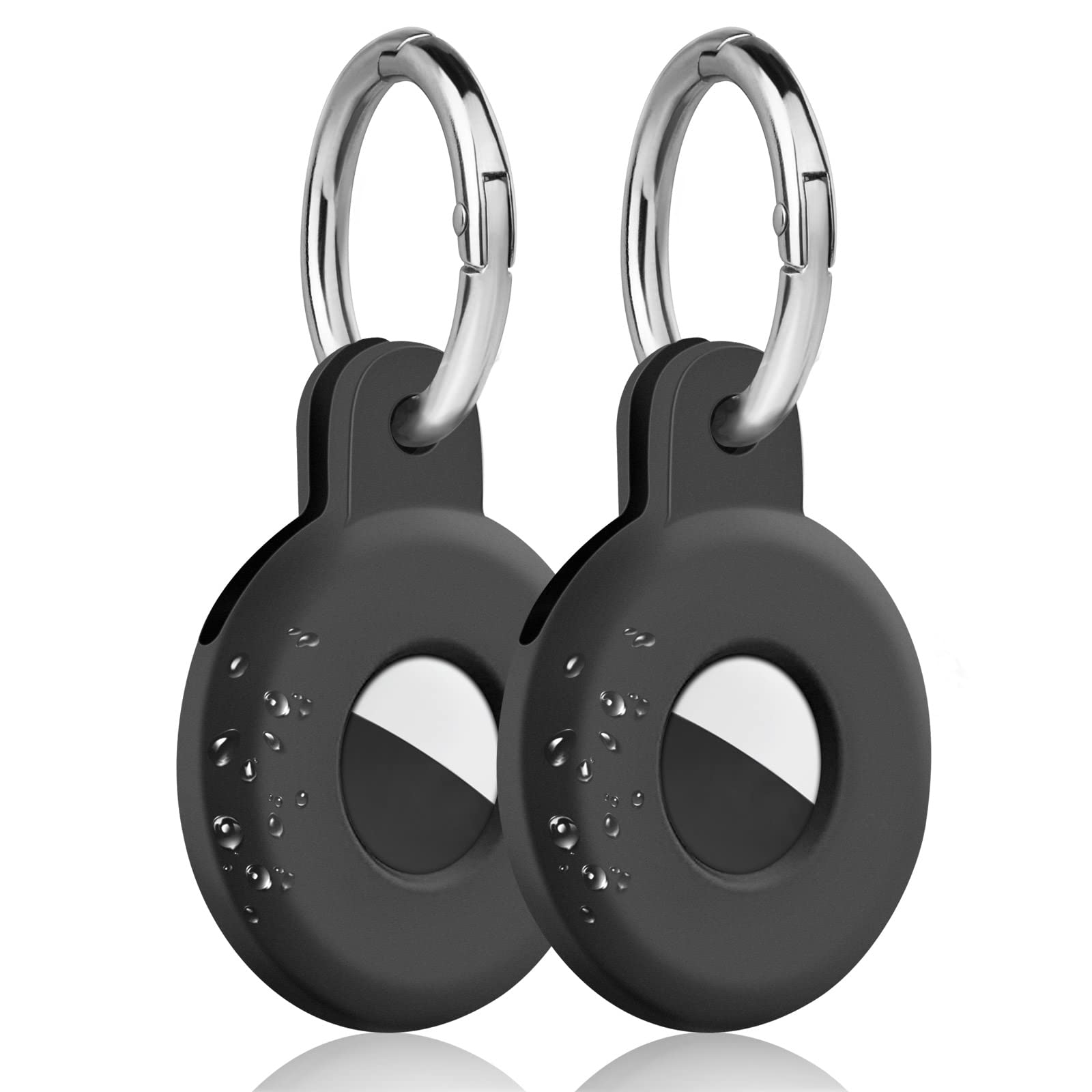 Ainiv Llavero para AirTag, 1 Pieza Llaveros para AirTag Funda Protectora de Silicona, Localizador Keychain Portátil Antipérdida, Protectora Funda Mascotas y Mochilas — view 65