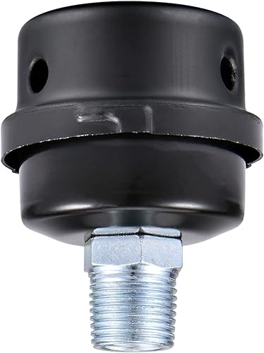 Miniatura 2 de ZHONG AN 12 "PT 0.787 in compresor de aire silenciador filtro, compresor de aire de metal filtro de admisión silenciador silenciador de sonido,