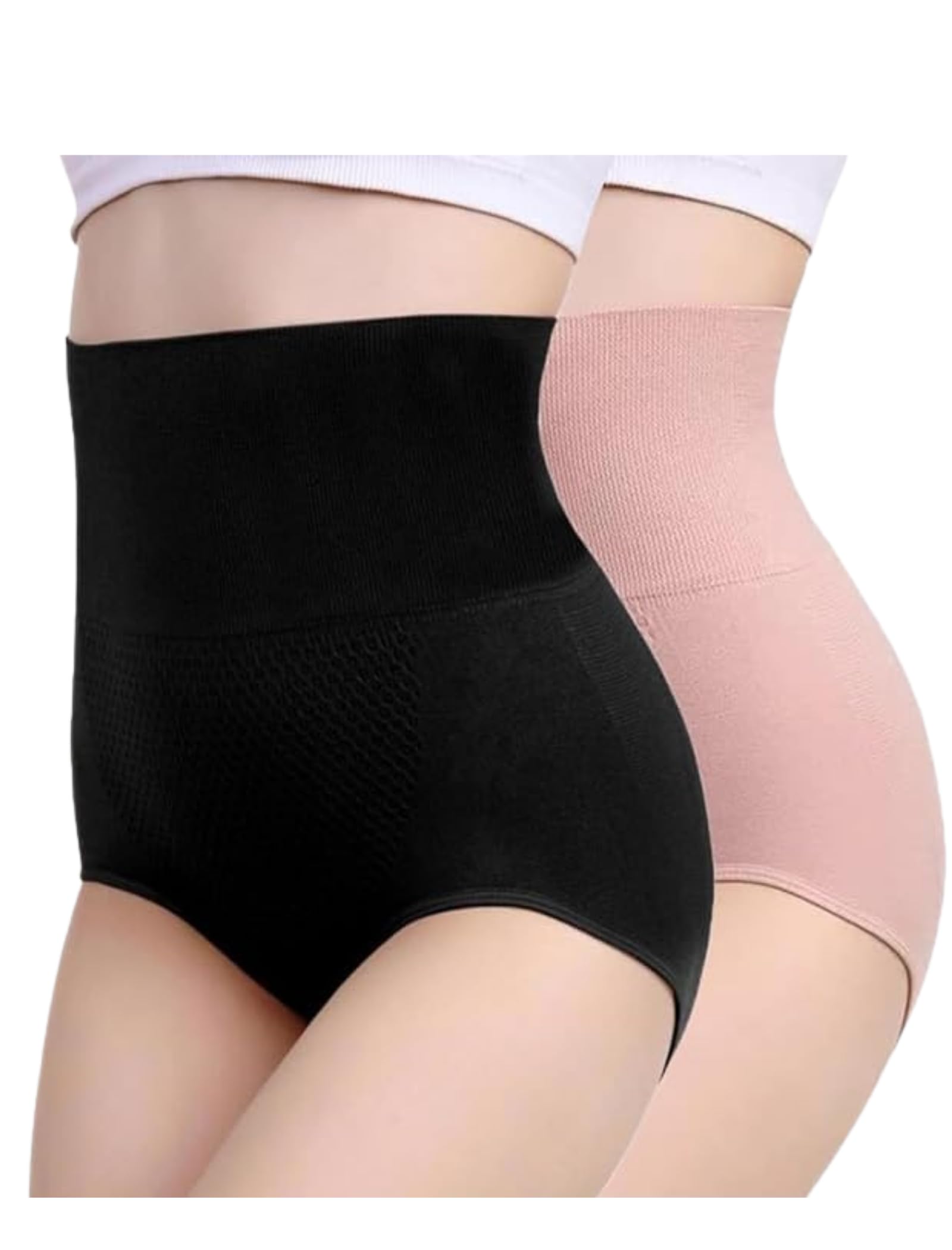 kroywen Women's 4-in-1 Body Shaper Tummy Back Thighs HIPS Seamless High Waist Compression Tummy Tucker Slim Fit Control Shapewear Soft Stretchable Undergarment Size 30-38-picture-41