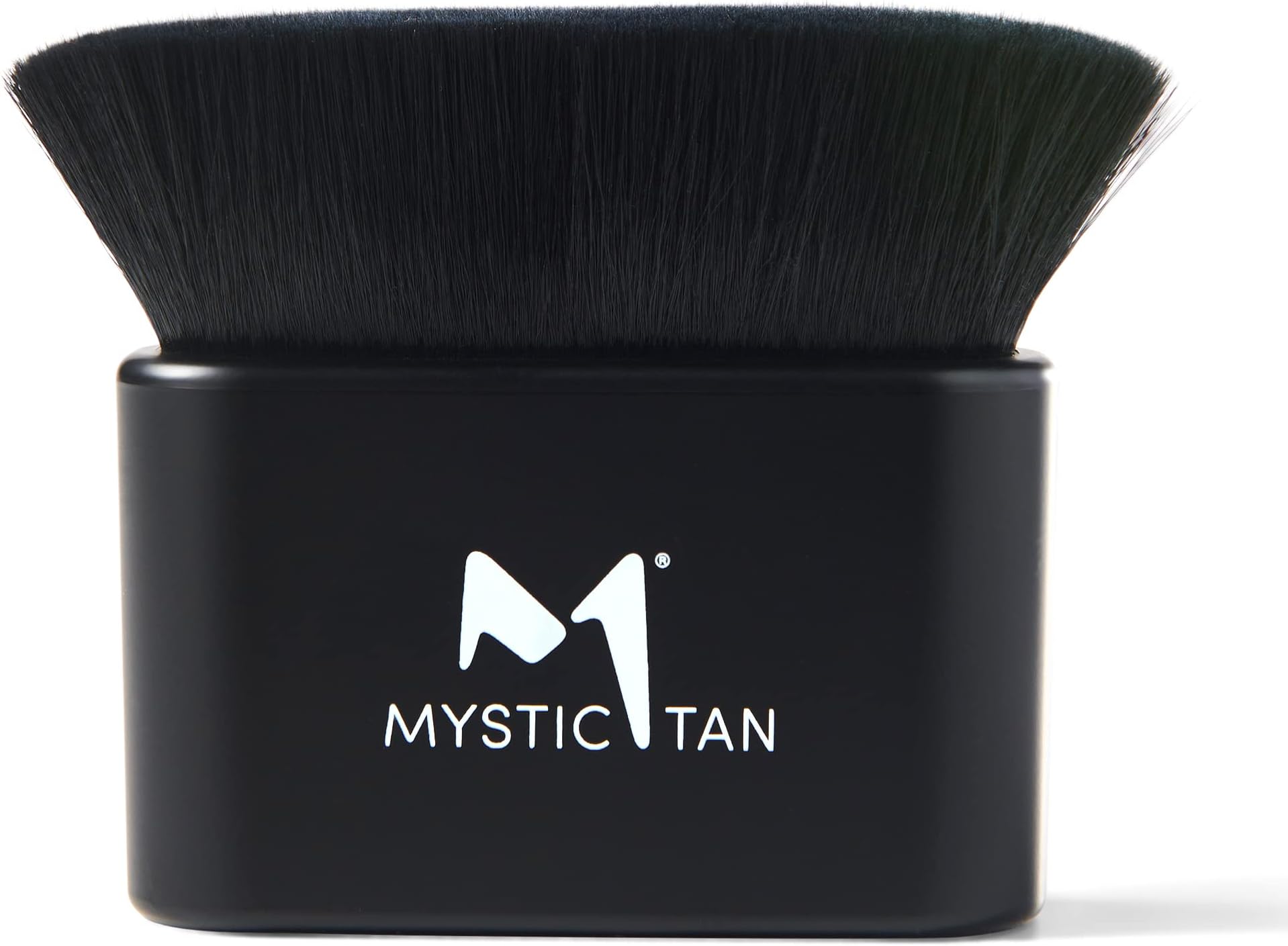 Mystic Tan Blending Kabuki Brush for Liquid Foundation, Self Tanner, Skincare, Black - Comfortable, Soft Makeup Brushes with Vegan Fibers for Flawless Application - Self-Tan Brush for Body