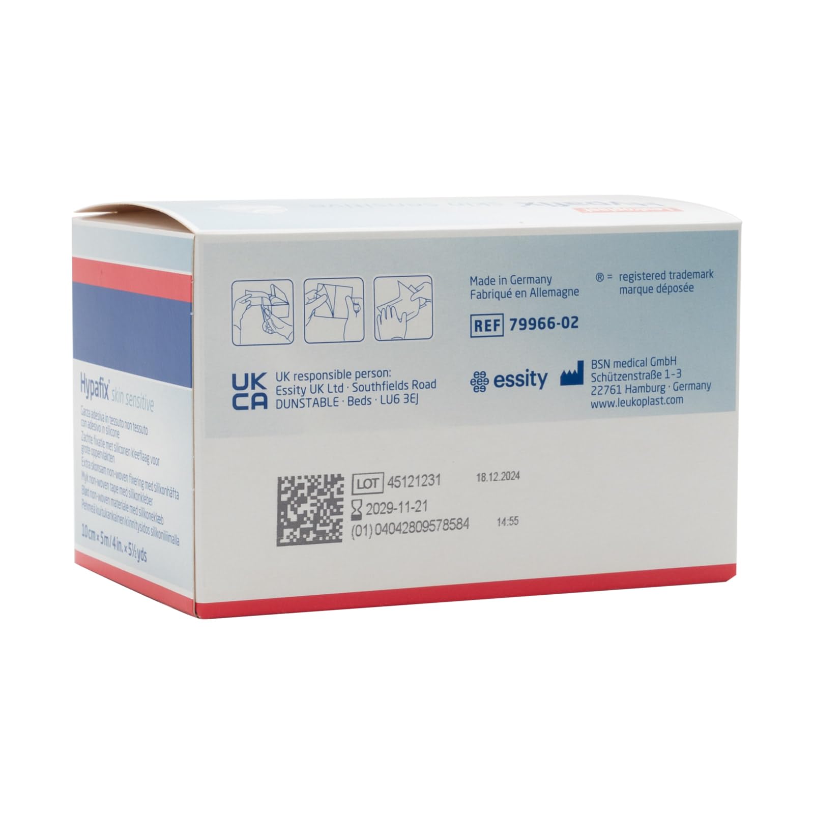 FIXOMULL Skin Sensitive 10 cmx5 m 1 unidad