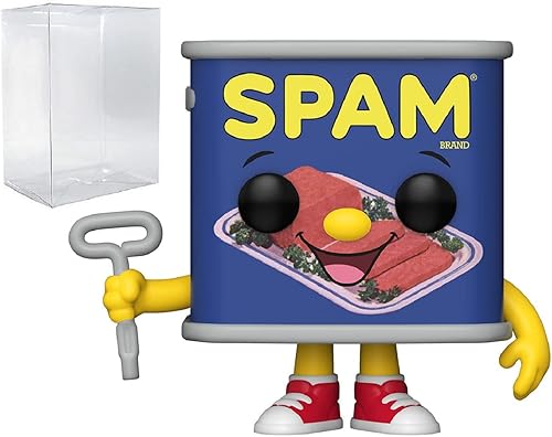 POP Ad Icons Spam - Figura de vinilo de Spam Can Funko (paquete con funda protectora de caja compatible)
