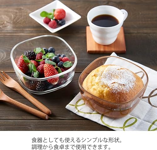 Miniatura 9 de HARIO KST-2012-OW Heat Resistant Glass Storage Containers, Set of 6, Full Capacity 8.520.3 fl oz (250600 ml), Off-White, Made in Japan