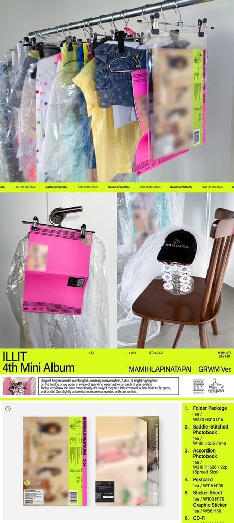 ILLIT MAMIHLAPINATAPAI 4th Mini Album CD Package (Photobook