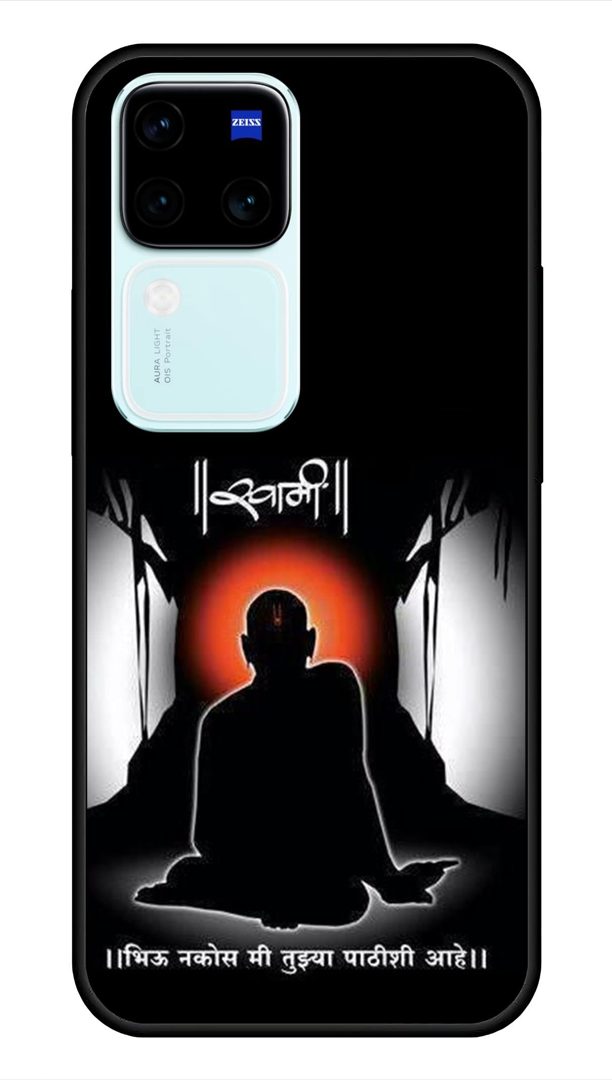NDCOM for VIVO V30 PRO 5G Back Cover Shree Swami Samarth Printed Metal Case-image-30
