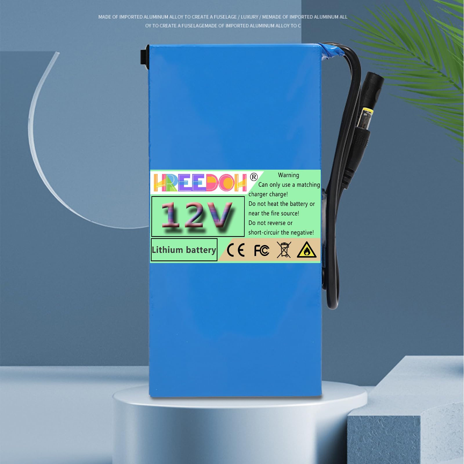 Akumulator polimerowy 12V 9800mAh Akumulator litowo-jonowy 12 V Nadaje się do monitorowania zewnętrznych billboardów Oświetlenie LED Wentylatory Wielofunkcyjne ładowanie