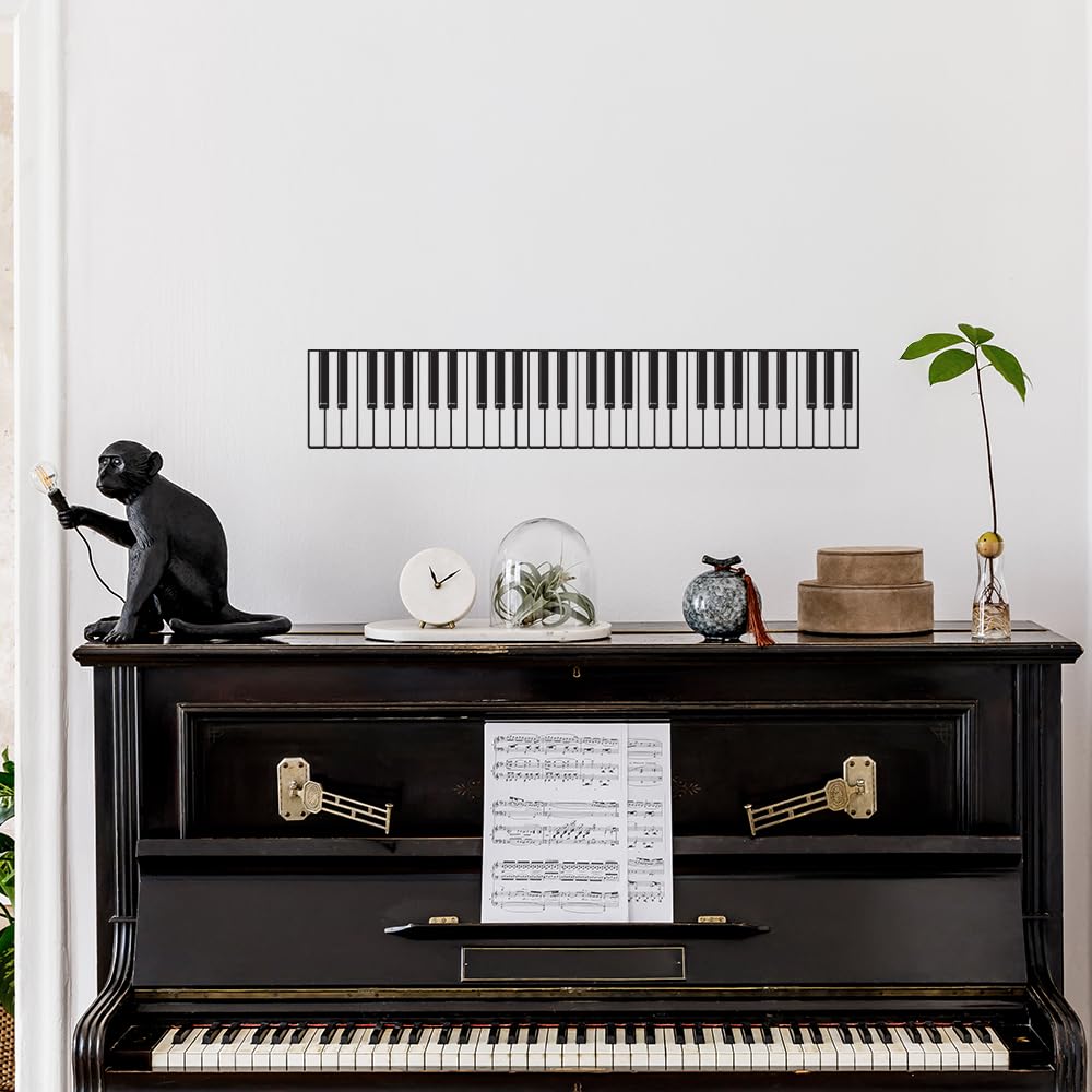 Amazon.com: Vinyl Wall Art Decal - Piano Keys Design - 44