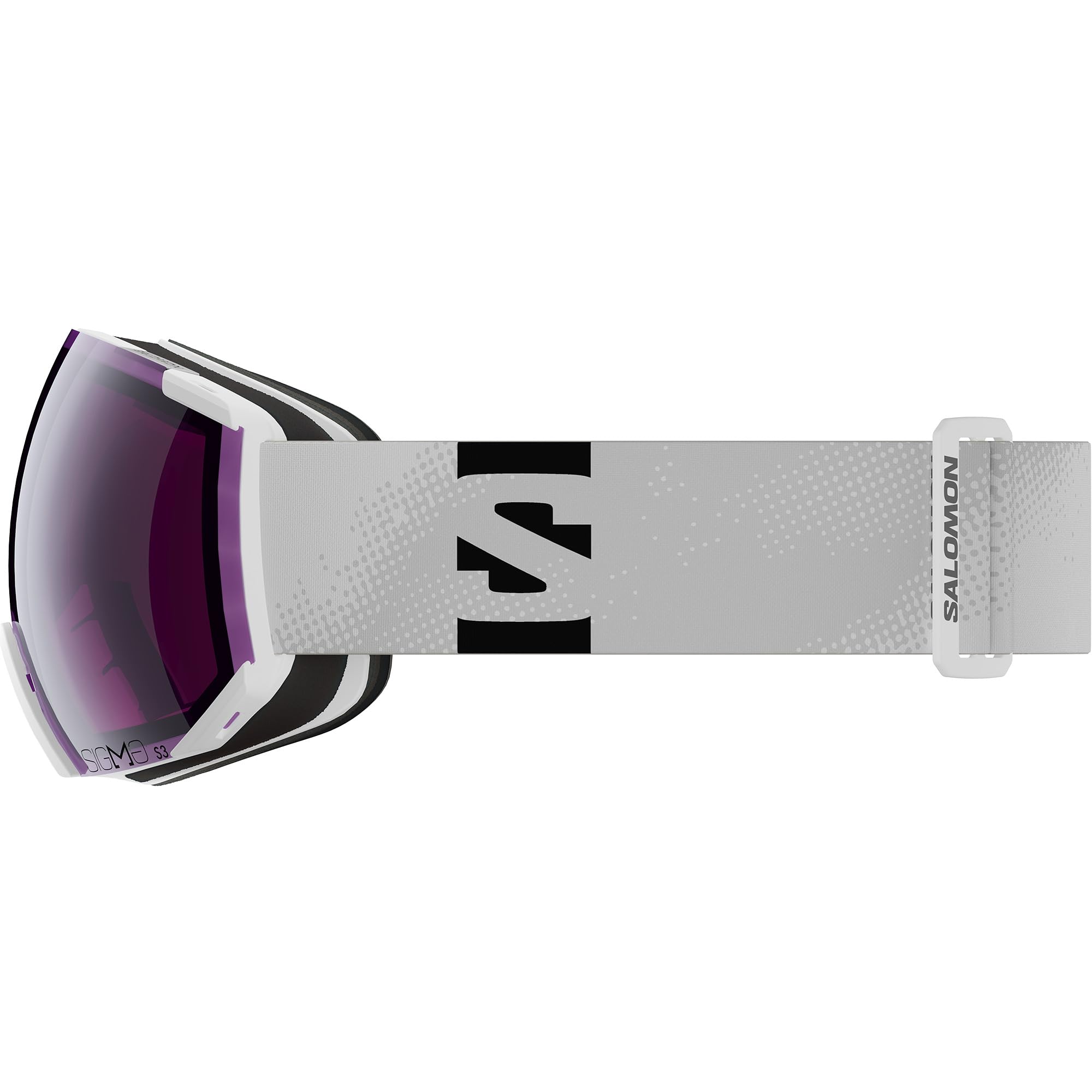 Salomon RADIUM SIGMA Goggles, Unisex Anti-Fog Ski Goggles for Trail Running and Mountain Adventures White/SB - Image 3