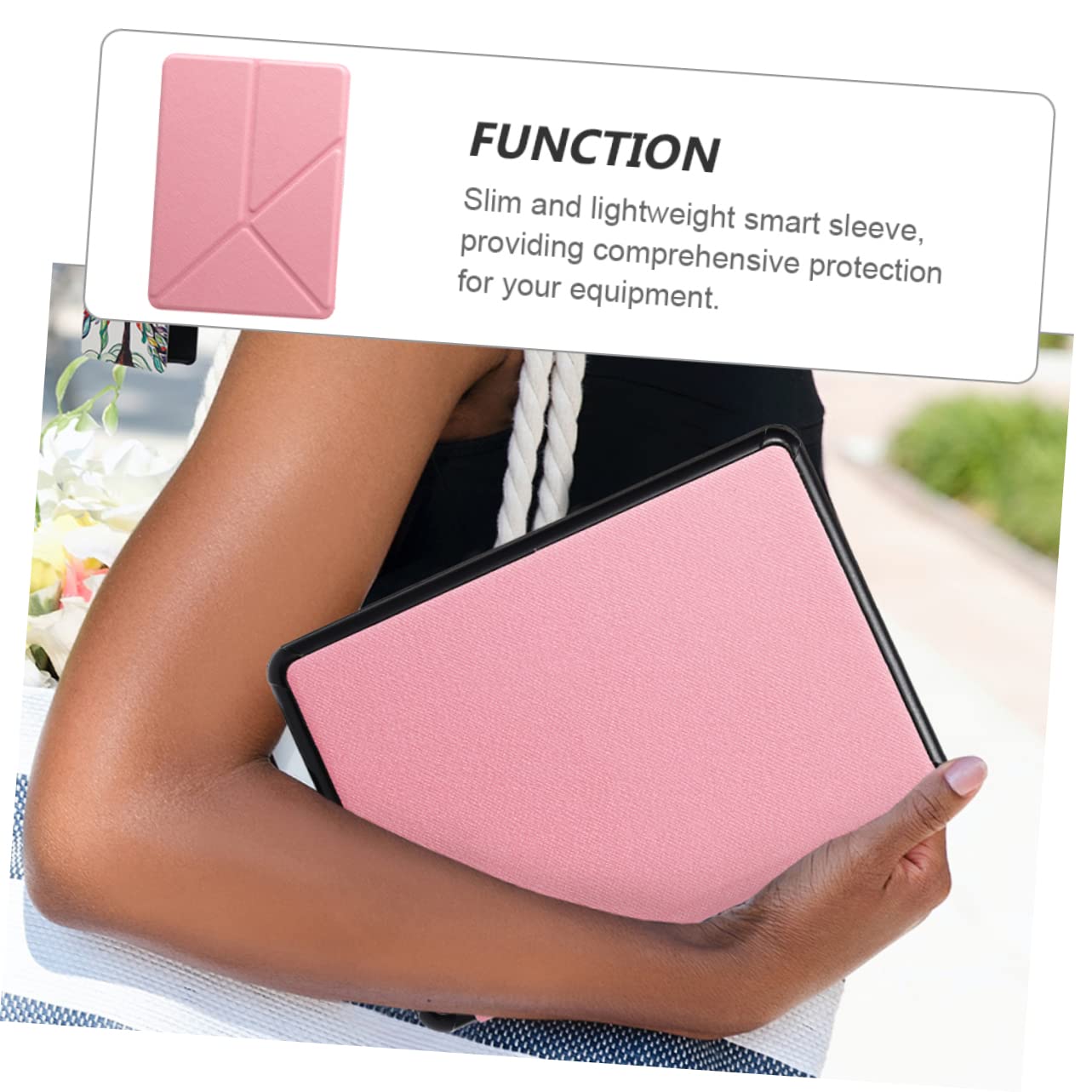 Hemobllo 3pezzi Custodia Protettiva E-book Per Design Con Funzione Auto Attivazione Protezione Extra Per Schermo Rivestimento Morbido Accessorio Per Lettori Elettronici