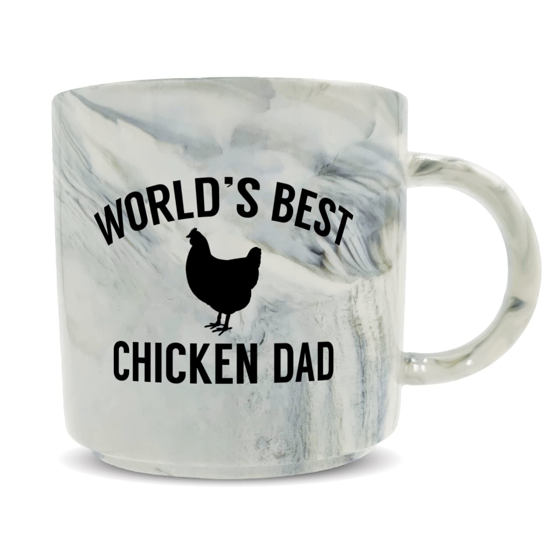 Hippowarehouse World Best Chicken dad Printed Mug Various Colour Options Ceramic Cup Kitchenware 11oz