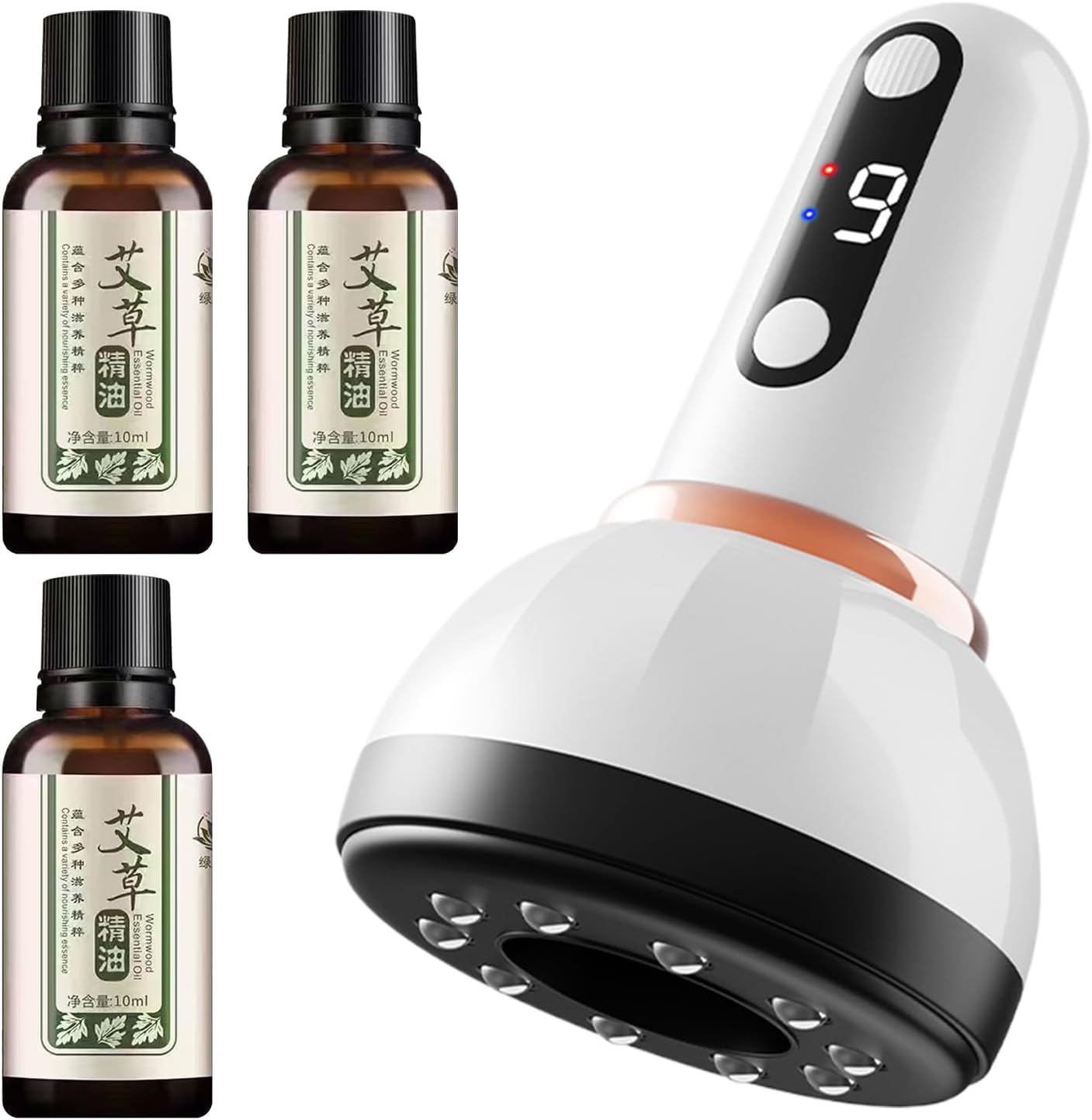 Cupping Device - Electric Cupping Massager Machine | Electric Cupping Set | 9 Modes Vacuum Cupping Massager for Thighs, Abdomen, Neck, Back, Buttocks
