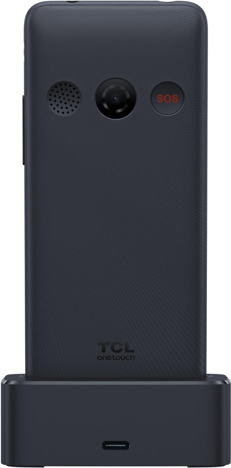 TCL Teléfono Móvil One Touch 4042S Para Personas Mayores- 4G- Gris Oscuro