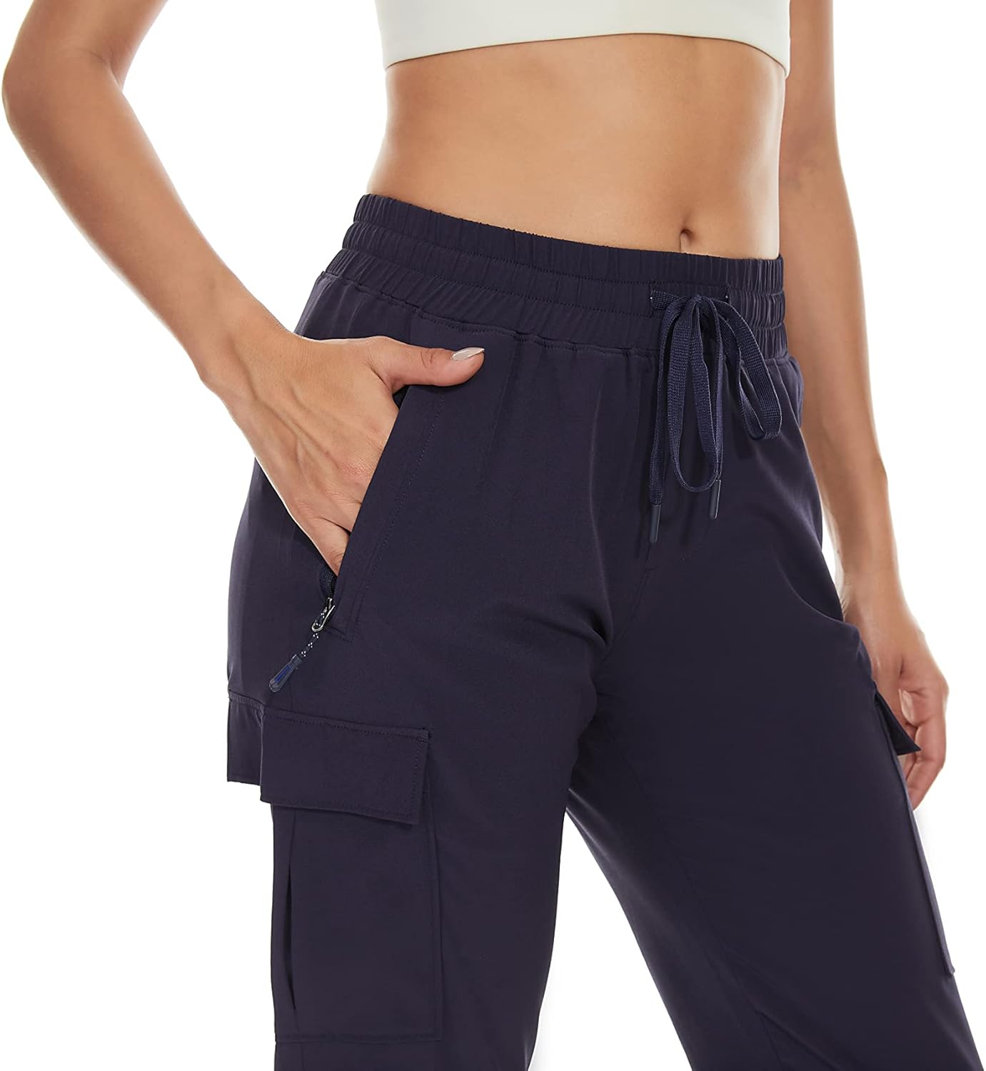 Arunlluta Hiking Pants Women Lightweight Cargo Pants Quick Dry Joggers for Women with Pockets Water-Resistant Travel Pants - Image 2