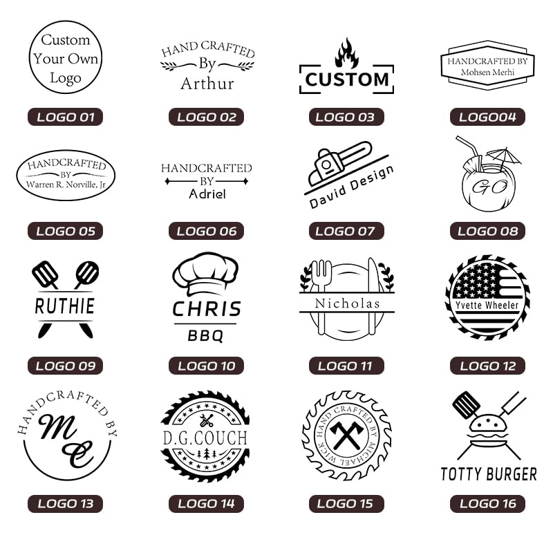 Custom Branding Iron for Wood,Wood Branding Iron Personalized-Custom Logo Wood Burning Stamp,Personalized Wood Branding Iron with Your Logo/Text for Wood Leather Food Wedding Design