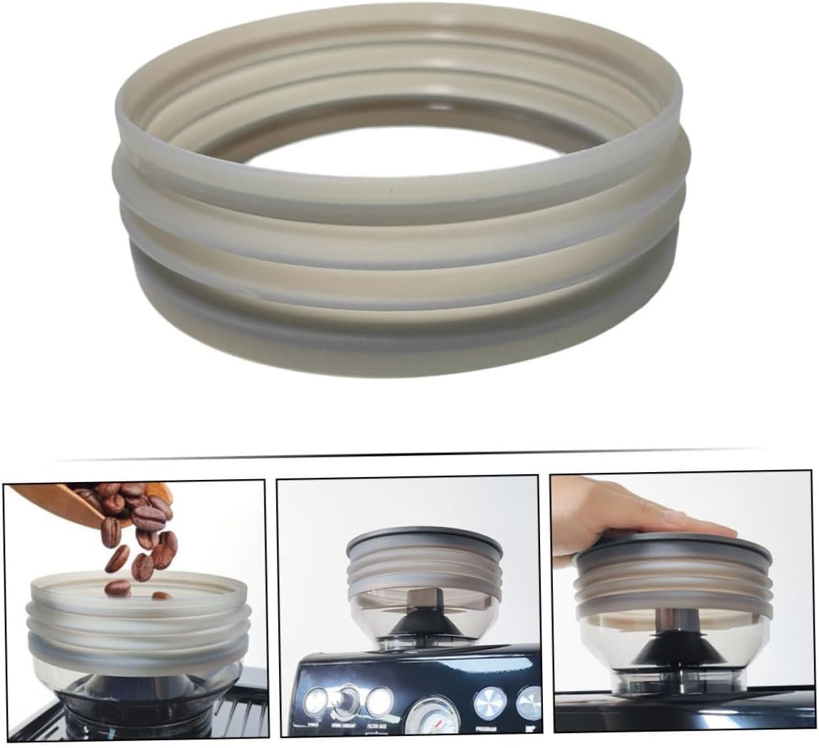 Soffietto in silicone compatibile con Breville Barista Express, smerigliatrice per fagioli Soffiatore d'aria in silicone Monodose Tramoggia a soffietto Macchina per espresso per asciugacapelli