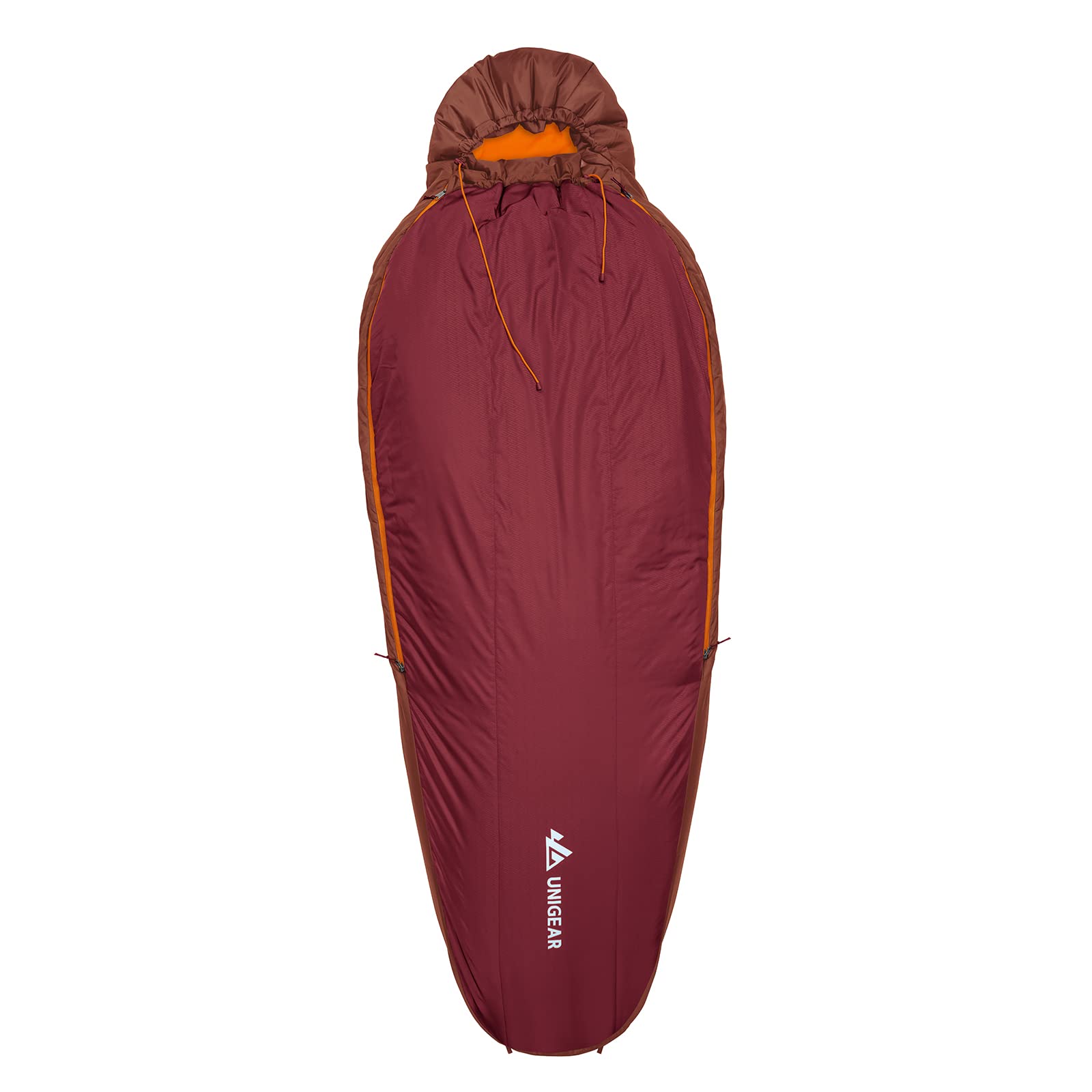 Unigear Campy Trail Sleeping Bag 50 F Summer - Compact Water-Resistant Lightweight Mummy Sleeping Bag for Adults and