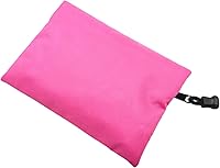 Vista 5 de Bolsa roja de primeros auxilios de emergencia, pequeña bolsa vacía de rescate de viaje para almacenamiento de primeros auxilios, bolsillo para rosa