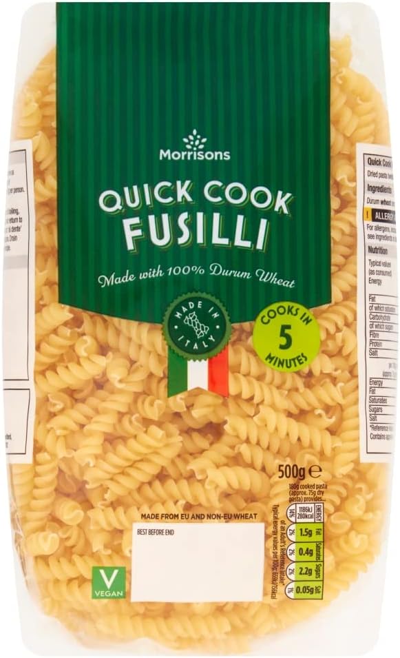Morrisons Quick Cook Fusilli 500g