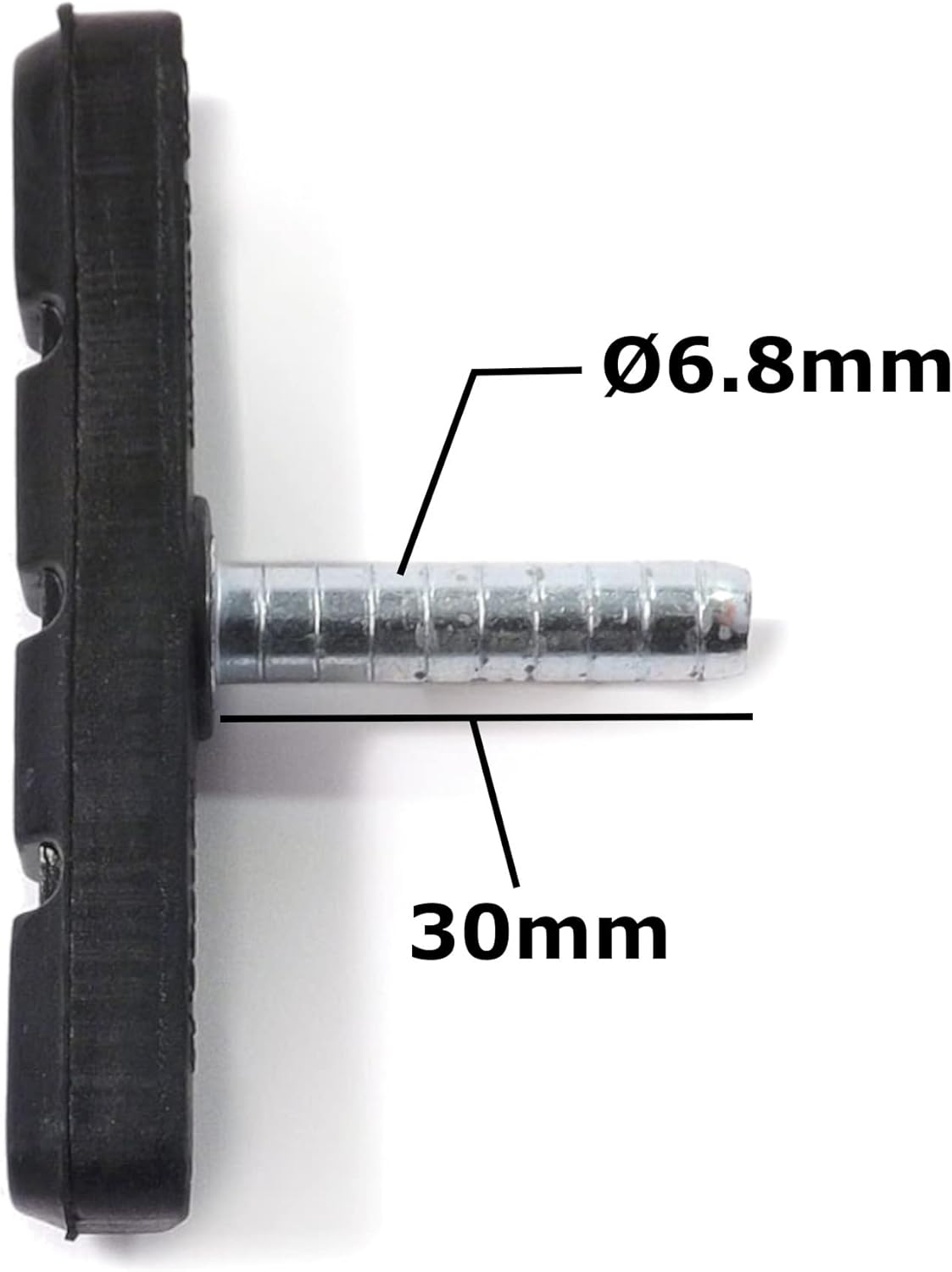 cyclingcolors 4X Bike Brake Pads 70mm Cantilever for Aluminium Rims Mountain Bike MTB City Trekking