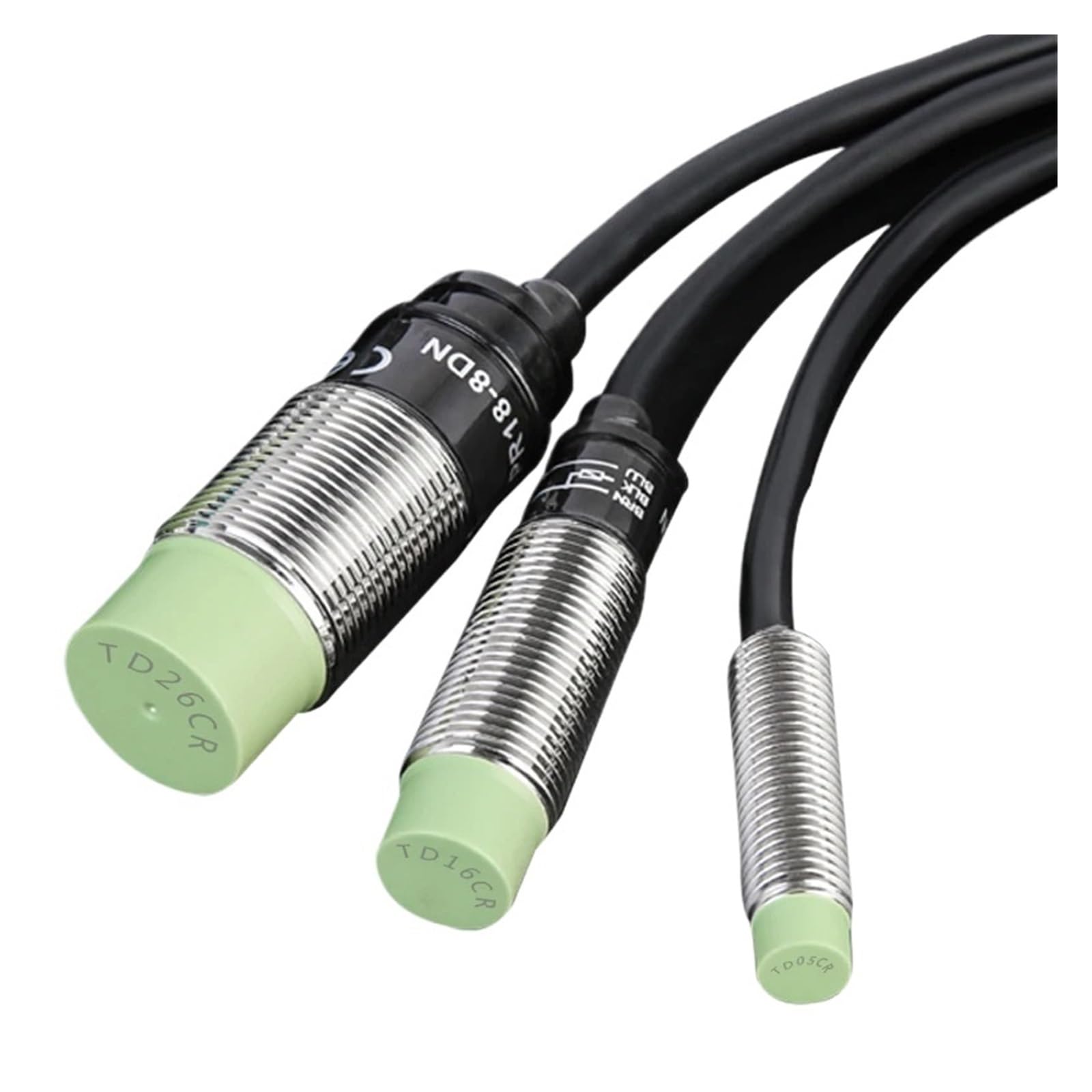 PXQCHAVLN Proximity Switch inductive Sensor PR08-2DN 2DP PR12-4DN PR18-8DN Sensing Distance M8 M12 M18 NPN/PNP NO/NC(PR12-4DN)