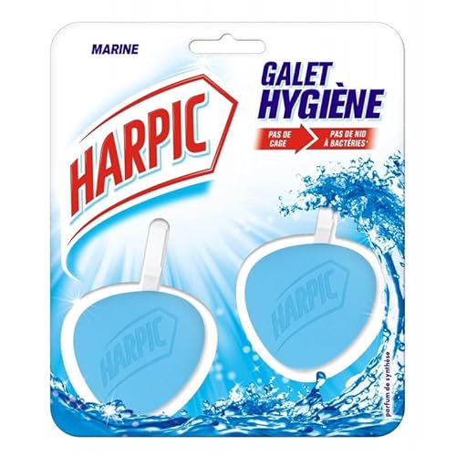 HARPIC - Bloc Galet Hygiène Marine 2 Blocs - Lot De 4 - Vendu Par Lot