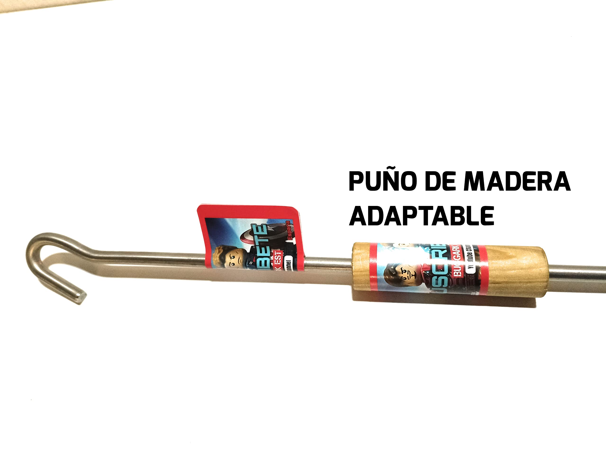 Manivela Eje Varilla para toldos CARDAXX en Acero Inoxidable 95cm accionada con Taladro (no Incl) Novedad Exclusiva Artesanal