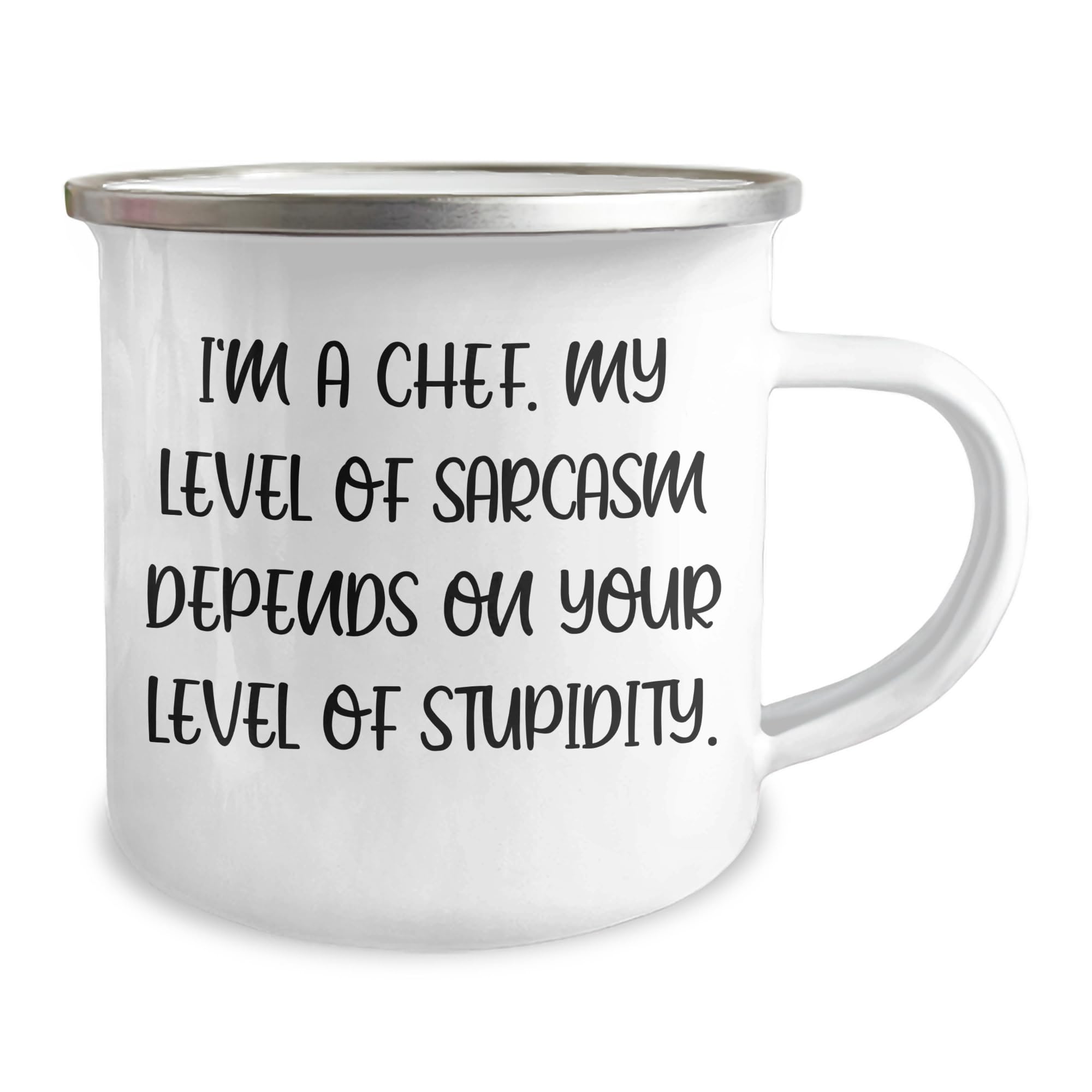 Chef's Sassy Camping Mug - Gift from Friends to Chef - Christmas Unique Gifts