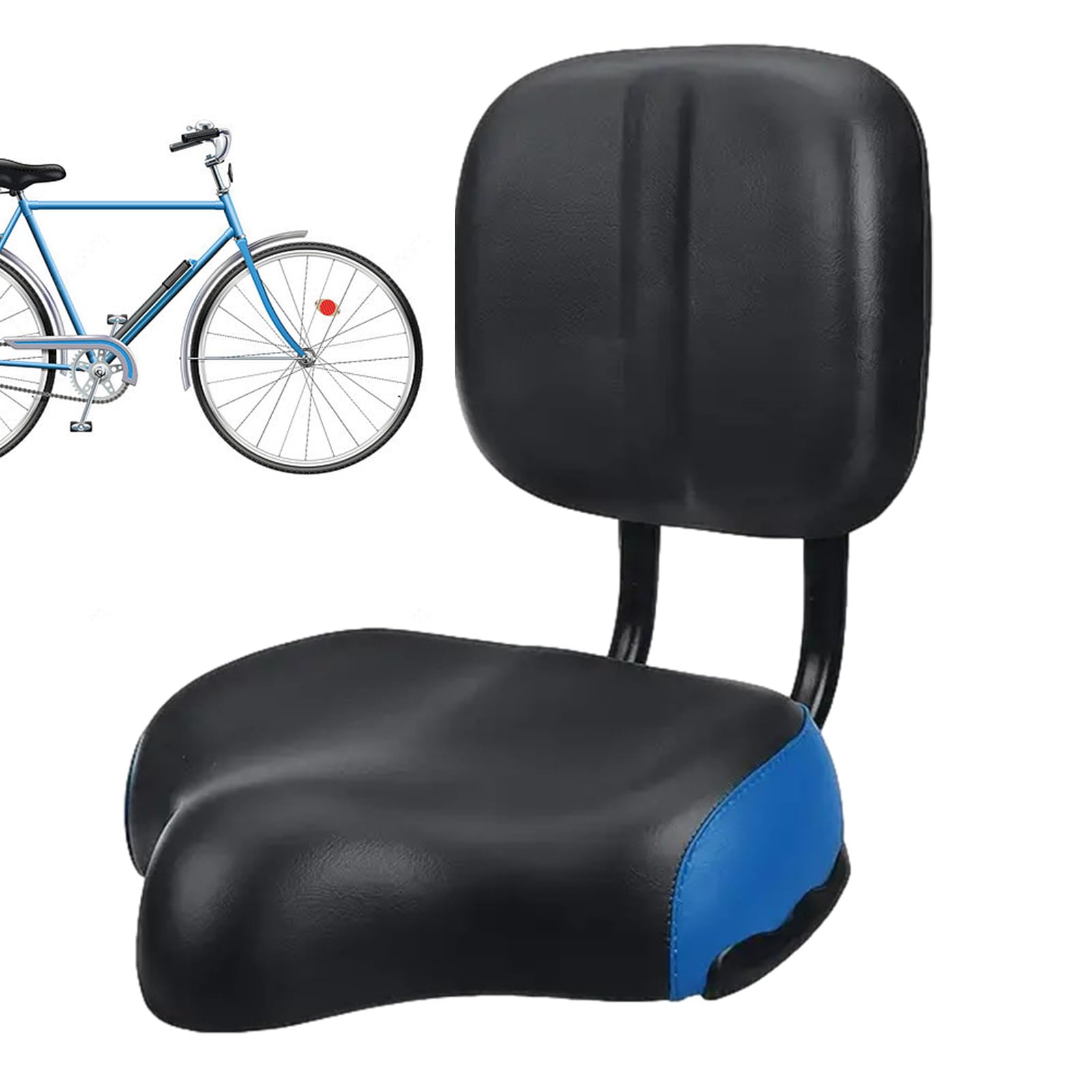 Fahrradsattel mit Rückenlehne - Ersatzsattel für