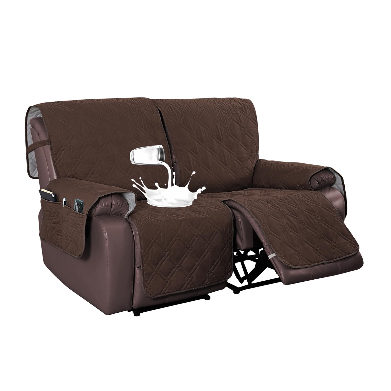 Funda para sillón relax impermeable DEZYPZAM con bolsillo lateral protector