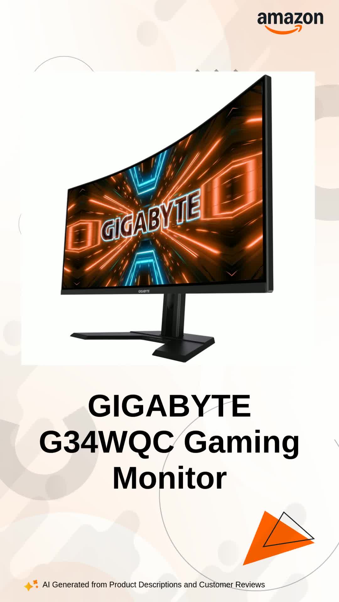 GIGABYTE G34WQC[A] ウルトラワイド GIGABYTE G34WQC A | GIGABYTE 34型 UWQHD 曲面 ゲーミング