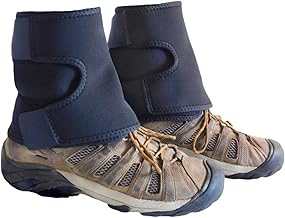 TUISKU Gaiters Short Climbing Mud Guard Sand Guard Waterproof Snow Velcro Hiking Walking Ankle Gaiters Leg Strap Leg Cover