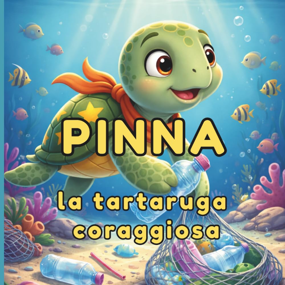 PINNA, la tartaruga coraggiosa: Fiaba illustrata della Buonanotte per bambini dai 3 anni; una storia di amicizia e amore per il mare.