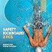 Fitply 2PCS Kick Board Swim for Adult & Kid - High Buoyancy Swimming Kickboard, EVA Material, BPA Free, Swimming Training Aid for Pool & Open Water, Kickboard Adult Swim Training, Safety Board