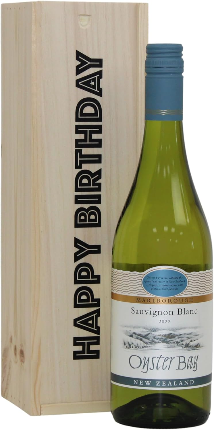 Oyster Bay Sauvignon Blanc Wine 75 cl, in a Happy Birthday Celebration