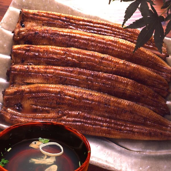 お歳暮 国産うなぎ蒲焼き5尾 肝吸いセット 浜名湖山吹