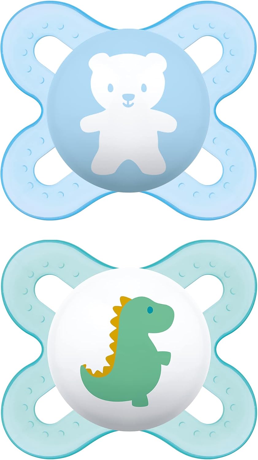 MAM Start Pacifiers (pack of 2 pacifiers), MAM Soother with a Soft