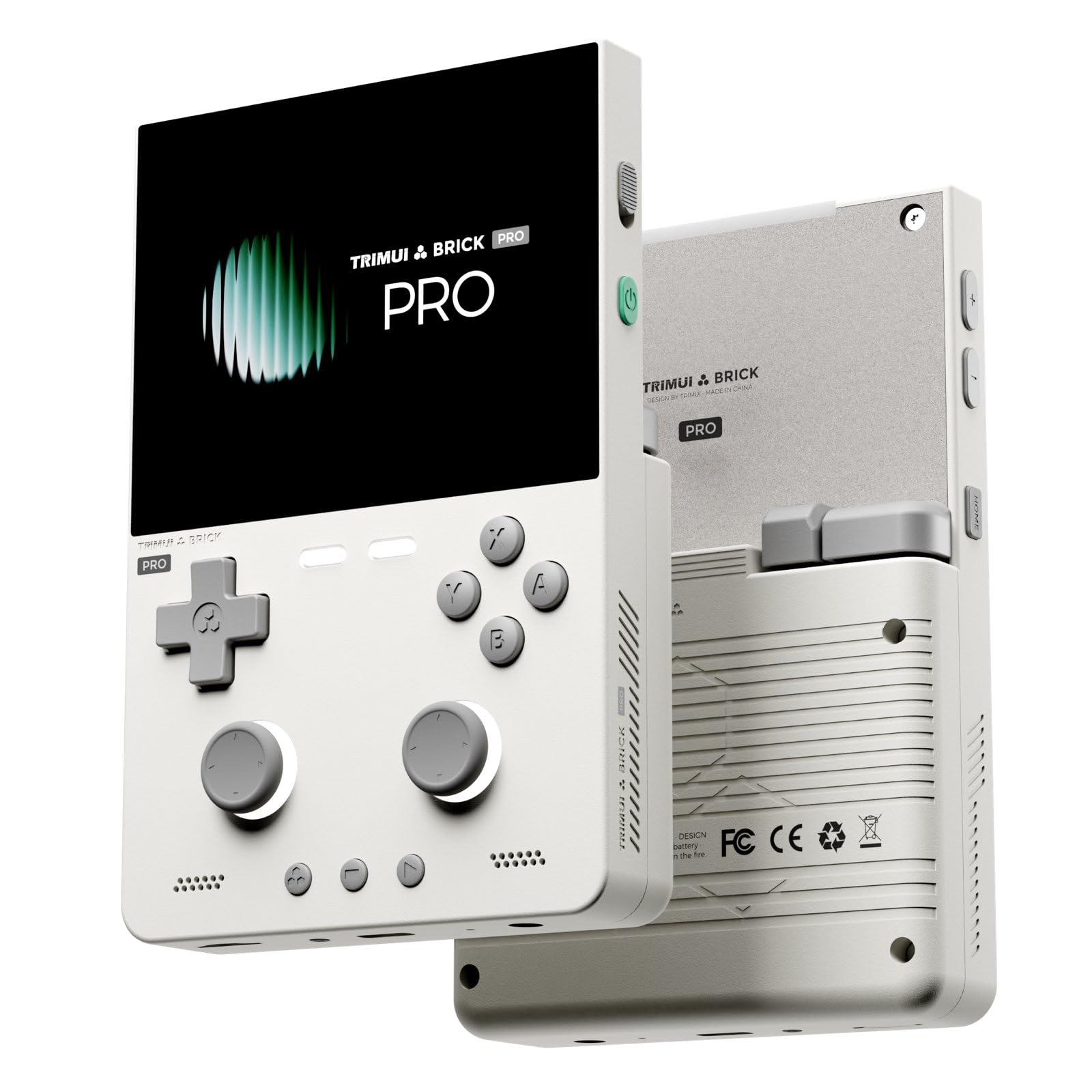 Console di gioco portatile retrò Brick Pro, display IPS completamente laminato da 10 cm, dispositivo di gioco Linux Open‑Source, joystick a doppio effetto Hall‑Effect, batteria da 5000 mAh, ricarica