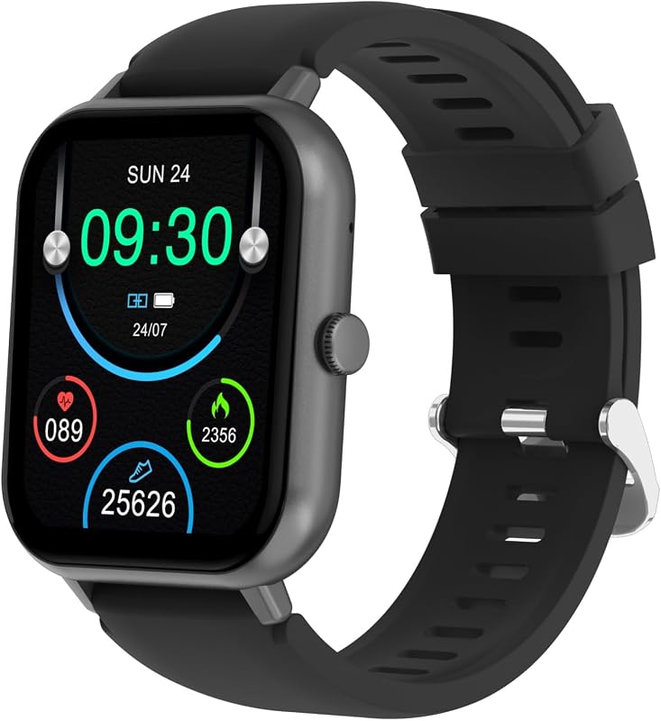 Smart Watch for Samsung Galaxy S24 S24+ Ultra - with Bluetooth Call, 1.9" HD Touch Screen Fitness Tracker 50+ Sport Modes Elegant Activity Tracker for Android/iOS Phones - Black