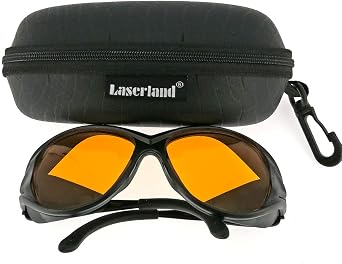 Protective Goggles Safety Glasses 200-450nm OD6 Eyewear Violet Blue Laser Protection for UVC UV 190nm-490nm 266nm 405nm 441.6nm He-Cd 450nm 473nm CE SK-UB-2