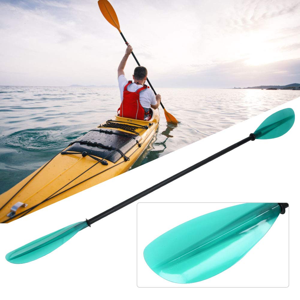 220 cm Vollaluminiumlegierung All Double End Translucence Black Bar Paddel für Kajak-Kanu-Fischerboot