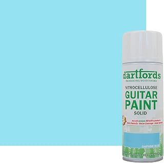 dartfords Daphne Blue Nitrocellulose Guitar Paint 400ml Aerosol