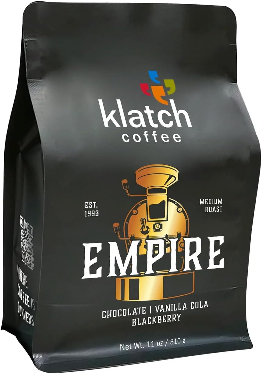 Klatch Coffee Empire, Medium Roast, 310 gram bag, Whole Bean