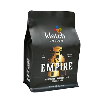 Klatch Coffee Empire, Medium Roast, 310 gram bag, Whole Bean