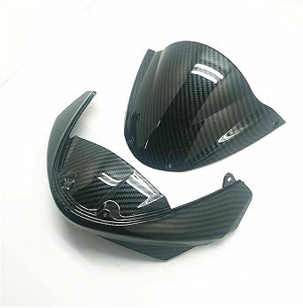 Compatible with Ducati Monster 696 796 1100/S/EVO Motorcycle Accessories Upper Front Cowl Nose Fairing WindscreenWhole Set