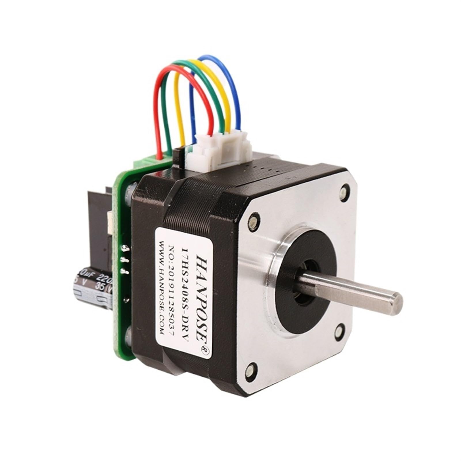 Moteur pas à pas NEMA17 17HS2408S DRV 0.6A avec pilote intégré pour éclairage