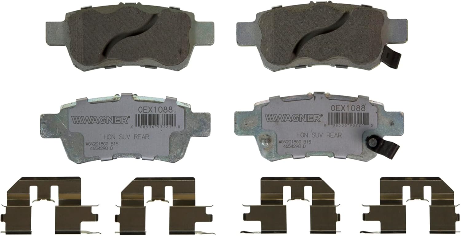 Wagner Brake OEX OEX1088 Disc Brake Pad Set Premium Ceramic