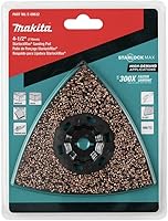 Vista 3 de Makita E-08632 StarlockMax® Multiherramienta Oscilante 4-1/2" Carburo de Tungsteno 20 Grit Delta Triangle Lijado Pad
