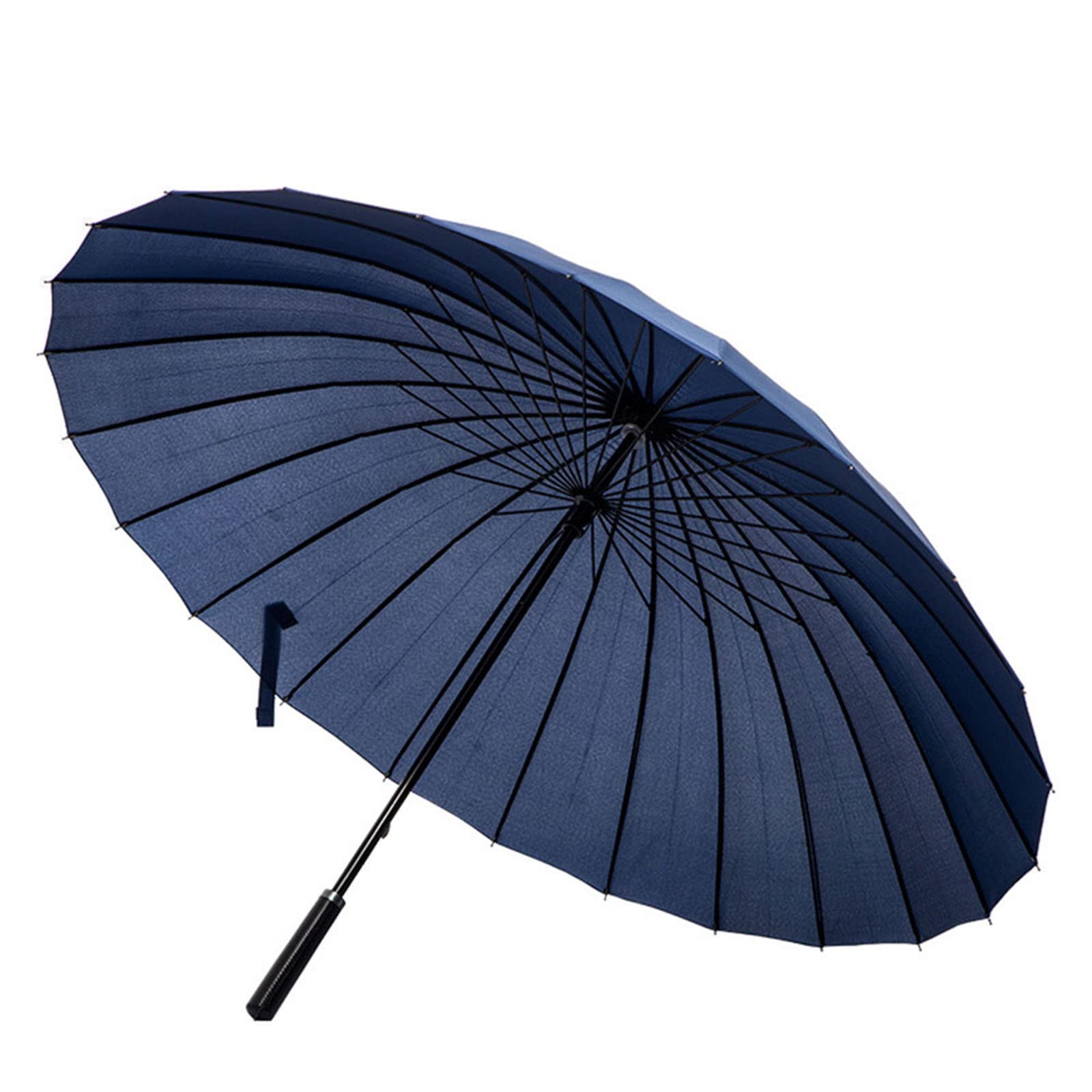 Umbrella for Rain Fashion Large Size 24 Ribs Long Handle Straight Anti-UV Sun Windproof Stick Umbrella