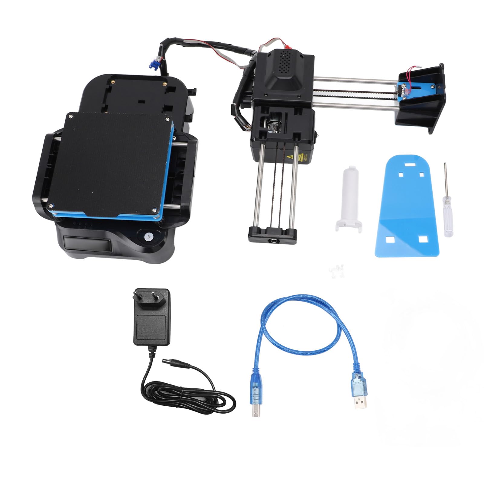 Piccola Stampante 3D, Macchina da Stampa 3D Desktop Portatile Compatta, Piattaforma Staccabile a Riscaldamento Rapido per Studenti Appassionati di Fai da Te per L'istruzione (#1)
