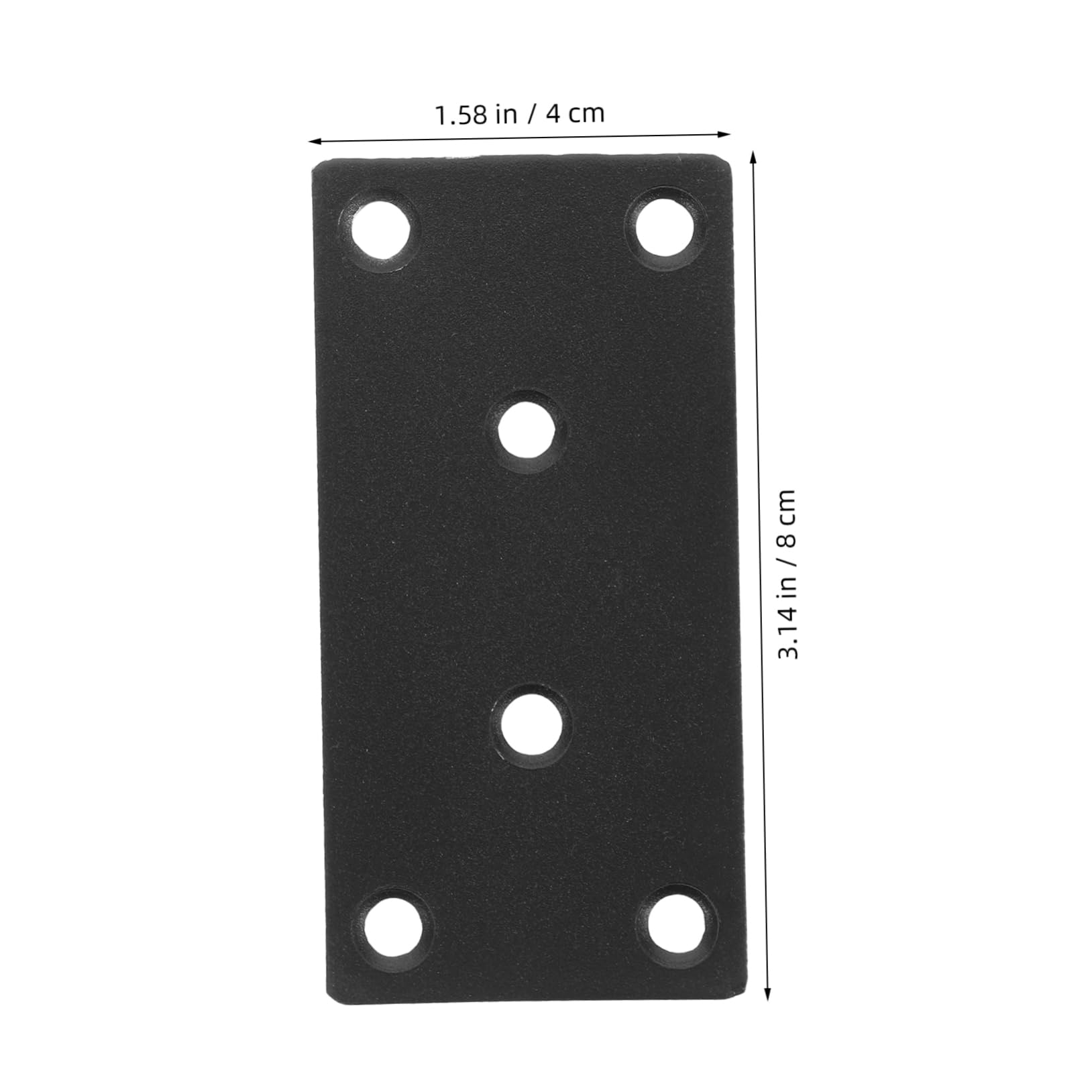 FUNOMOCYA Stainless Steel Flat Brackets 6 Sets for Wood Furniture Repair Screws Modern Look